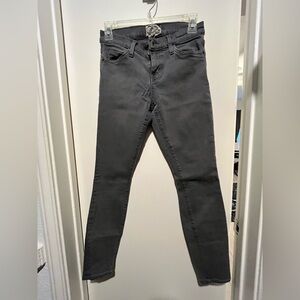 Current/Elliott Women's The Stiletto Gunmetal Skinny Jeans